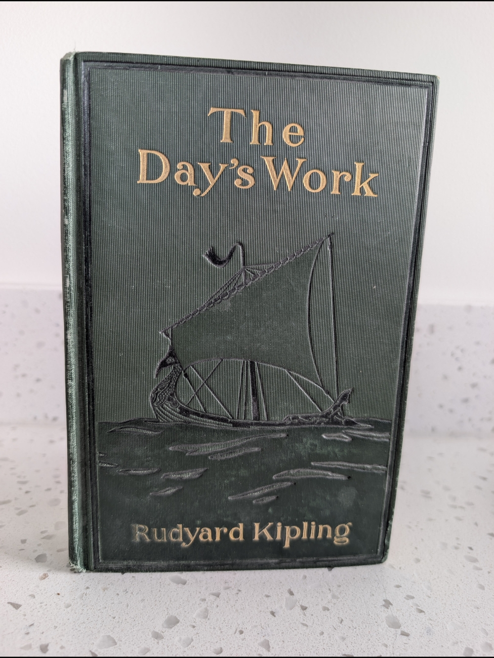 1800's The Day's Work by Rudyard Kipling - Dark Green Cloth Hardcover